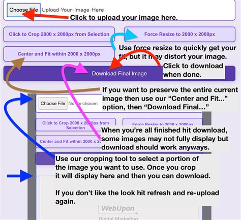 Resize your image to 320x320 pixels online for free .